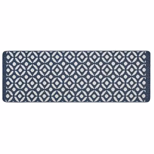 My Mat Stain Resistant Crescent Navy Runner, W: 67 cm, L: 200 cm – 1