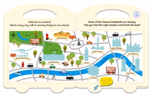 My First London Sticker Book by Campbell Books, Multicolour Paper Sticker Book – 2