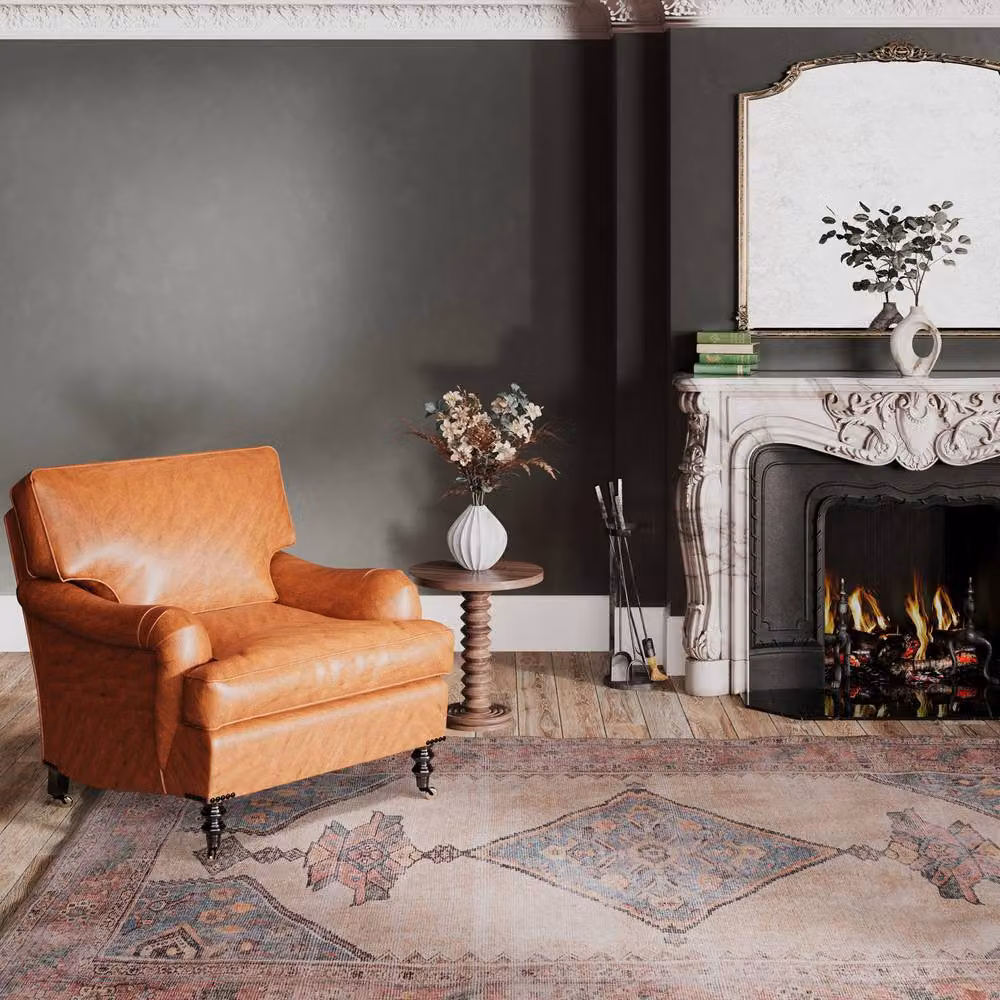 Kukoon Distressed Vintage Living Room Area Rug in Light Sand Beige, W/D/H: 80 x 300 cm – 2