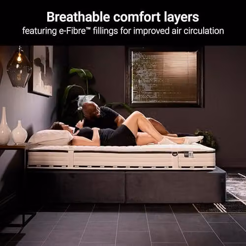 Jay-Be Bonell Spring Mattress in White, W/D/H: 150 x 200 x 21 cm – 4