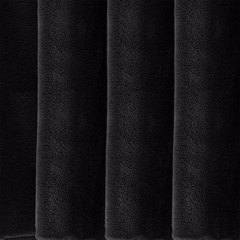 Voltico Faux Mink Throw in Black, W/D/H: 150 x 200 cm – 3