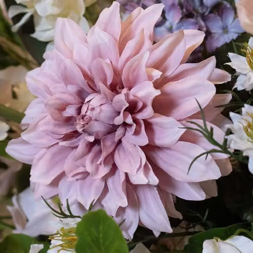Hill Interiors Pink Dahlia Artificial Flower – 3