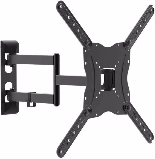 Reka Black Steel Wall Mounted TV Bracket for 17 to 55 inch TVs
