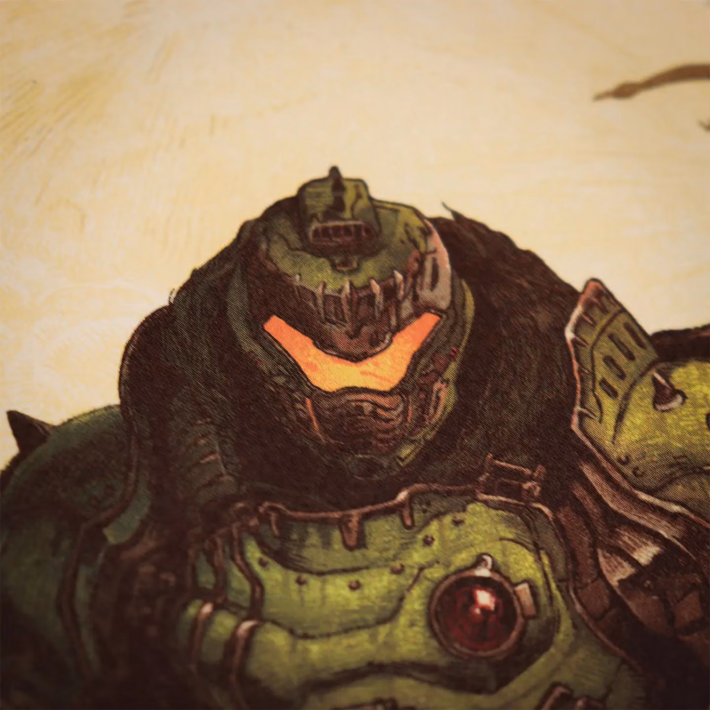 FaNaTtik DOOM: The Dark Ages Limited Edition A3 Numbered Multicolour Art Print – 2