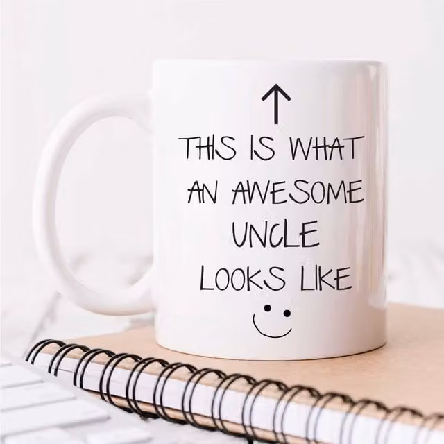 60 Second Makeover Limited This Is What An Awesome Uncle Looks Like V2 Mug, White – 1
