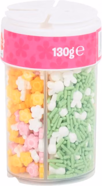 Cake Decor Easter Four Cell Sprinkles in Multicolour