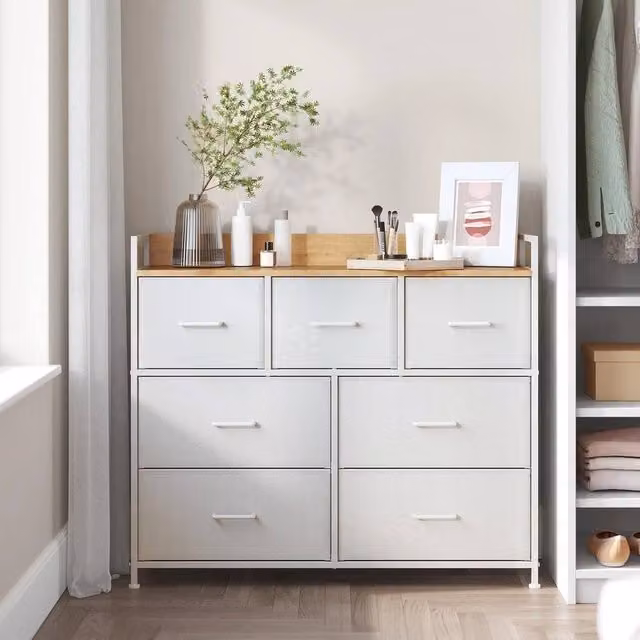 FORGEVIO 7 Drawer Chest in Cloud White, W/D/H: 98 x 28.5 x 85 cm – 1