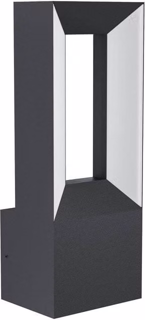 Loops Modern Black LED Up and Down Wall Light