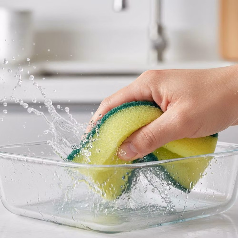 Bedsland DL 10-Pack Heavy Duty Sponge Scourers Multicolour Kitchen Cleaning Pads – 3