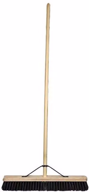 Faithfull Assembled PVC Broom in Black, 600 mm