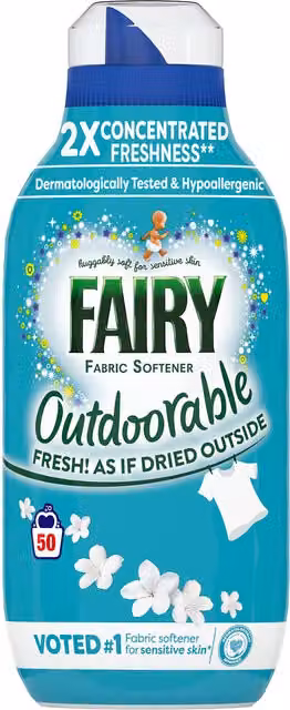 Fairy Outdoorable Ultra Concentrated Fabric Softener Original Blue 50 l