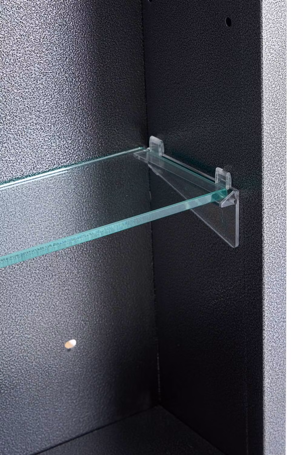 Living and Home Wall-mounted Grey Bathroom Mirror Cabinet with LED Lighting and Sensor Switch – 3