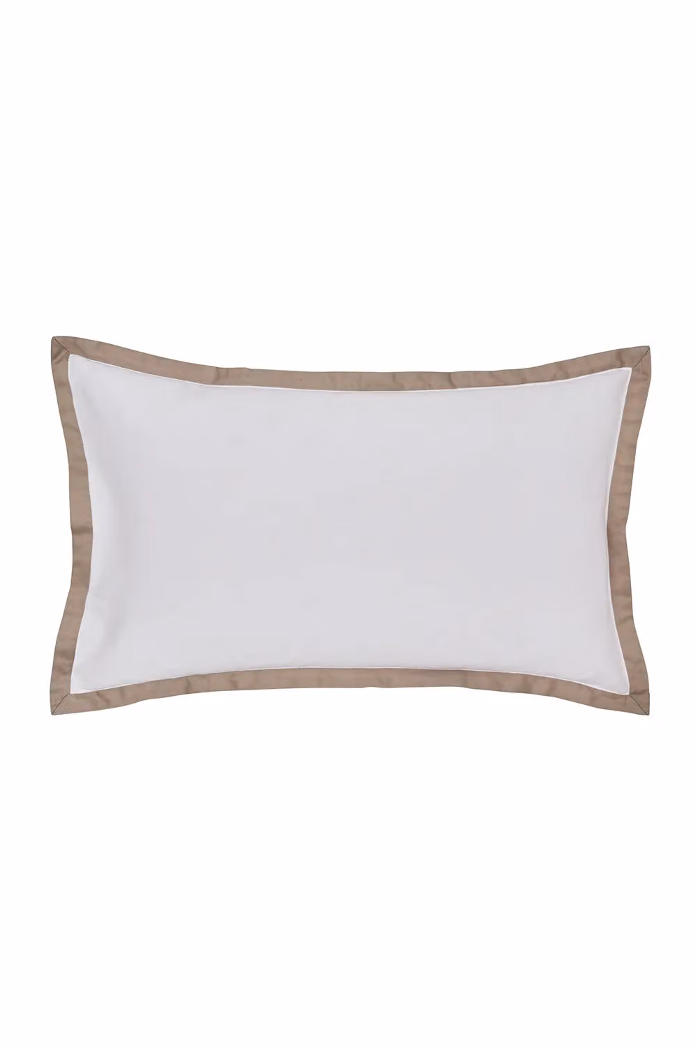 1951 Olenna Luxury 250 Thread Count Cotton Mako Satin Duvet Cover and Pillowcase Set in White or Brown, 200 x 200 cm – 1