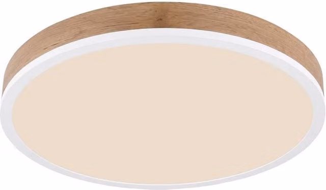 Netlighting Doro LED Flush Ceiling Light in White Matt, 45 cm Diameter, Warm White 3000K