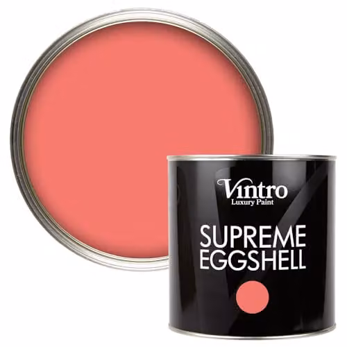 Vintro Marilyn's Blush Pink Eggshell Paint for Walls, Wood and Trim, 2.5 Litres