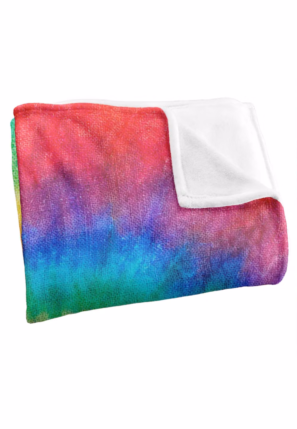 LOGOVISION Wonder Woman Tie Dye Silky Touch Super Soft Fleece Throw Blanket, Multicolour, W: 152 cm, D: 127 cm – 2