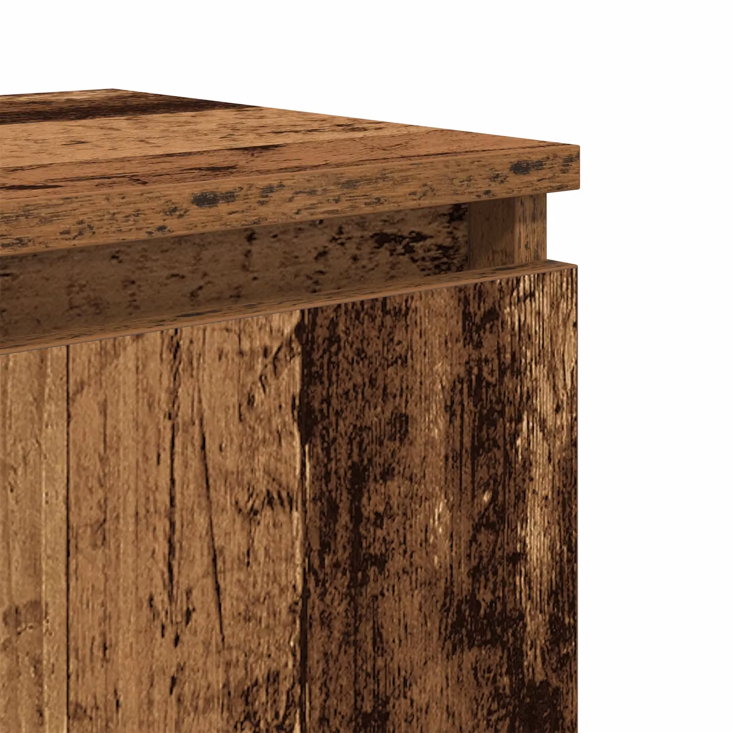 Berkfield Home Old Wood Bedside Table in Brown, Solid Reclaimed Wood, W/D/H: 40 x 30 x 50 cm – 7