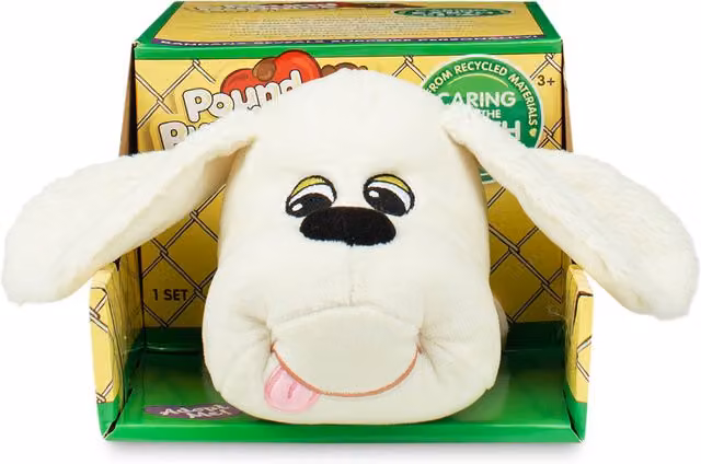 Pound Puppies Classics White Soft Toy Dog Plushie