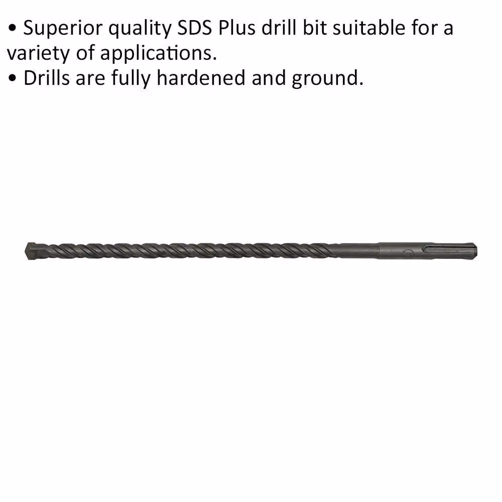 Loops SDS Plus Drill Bit, Grey and Multicolour, Diameter: 10 mm, Length: 260 mm – 2