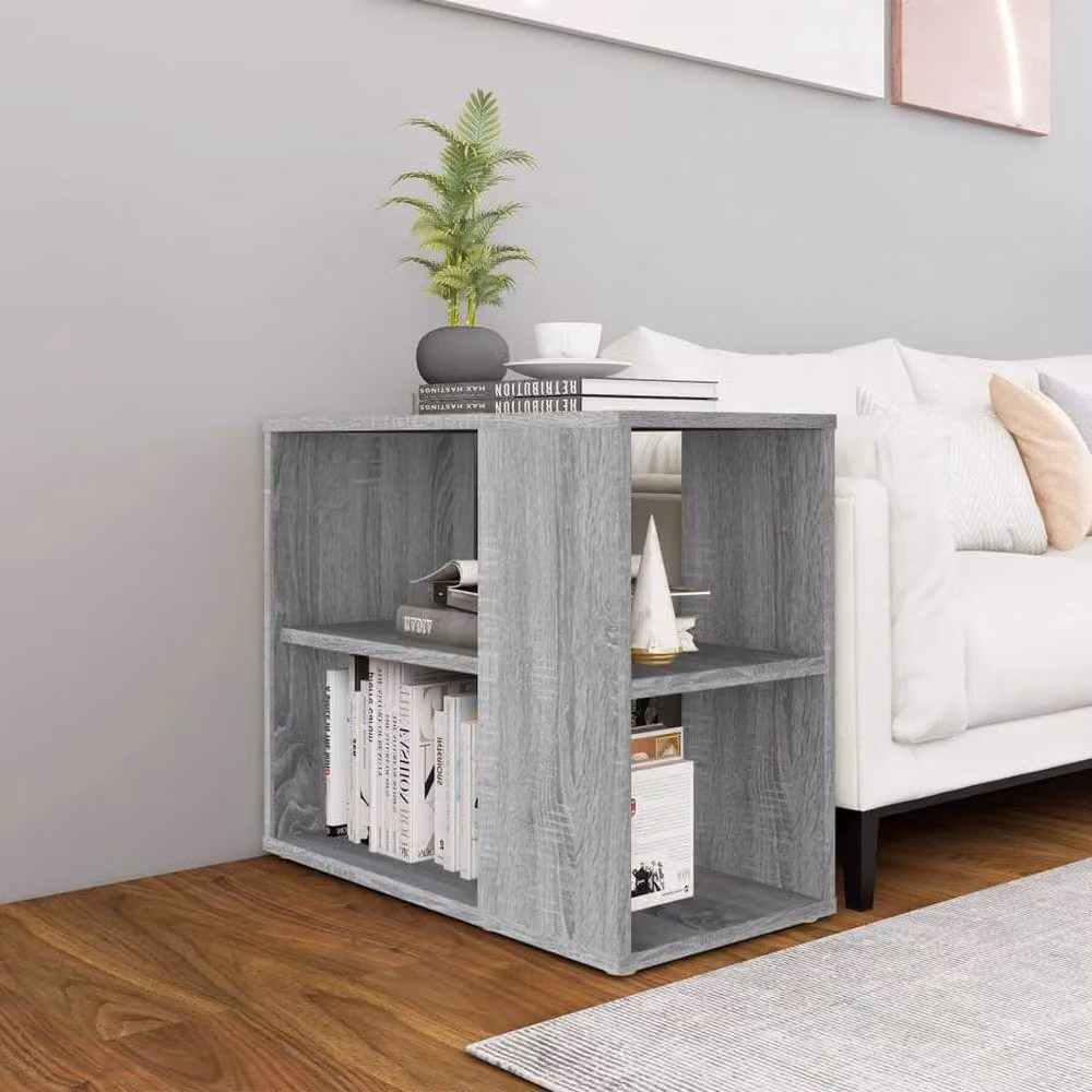 Berkfield Home Grey Sonoma Side Cabinet in Engineered Wood W/D/H: 60 x 30 x 50 cm – 2