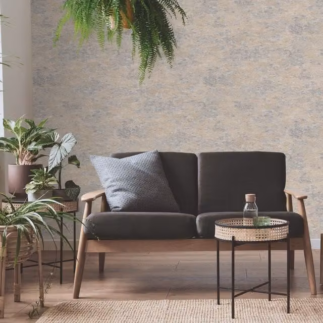 Erismann Industrial Sahara Urban Abstract Wallpaper in Beige