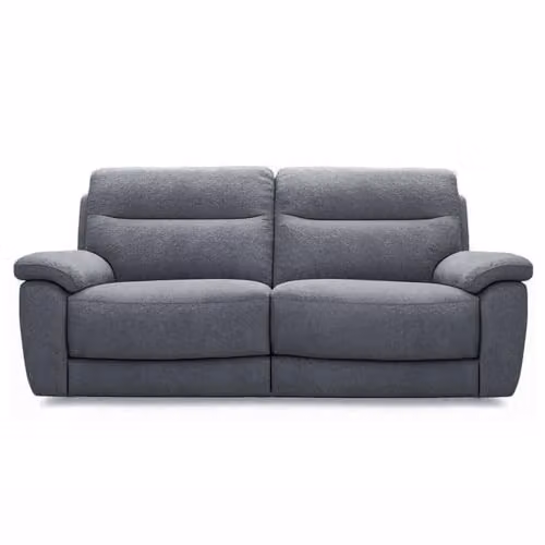 Furnishings For Less UK Keswick Grey Fabric Electric Reclining Sofa Suite with 3-Seater and 2-Seater Power Recliners – 2