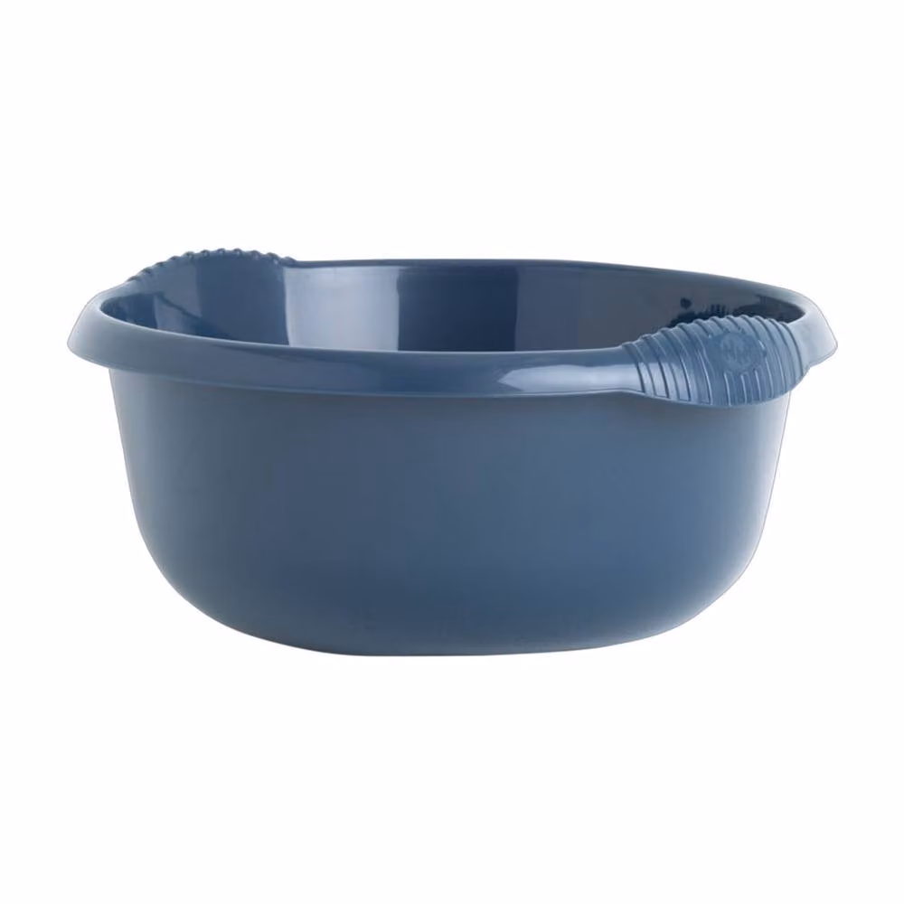 Casa Round Washing Up Bowl in Blue, Diameter: 32 cm – 2
