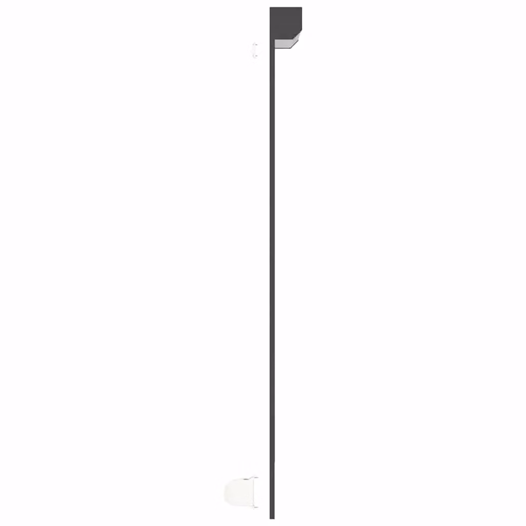 Berkfield Home Manual Aluminium Roller Shutter, Anthracite, W: 110 cm, H: 220 cm – 3