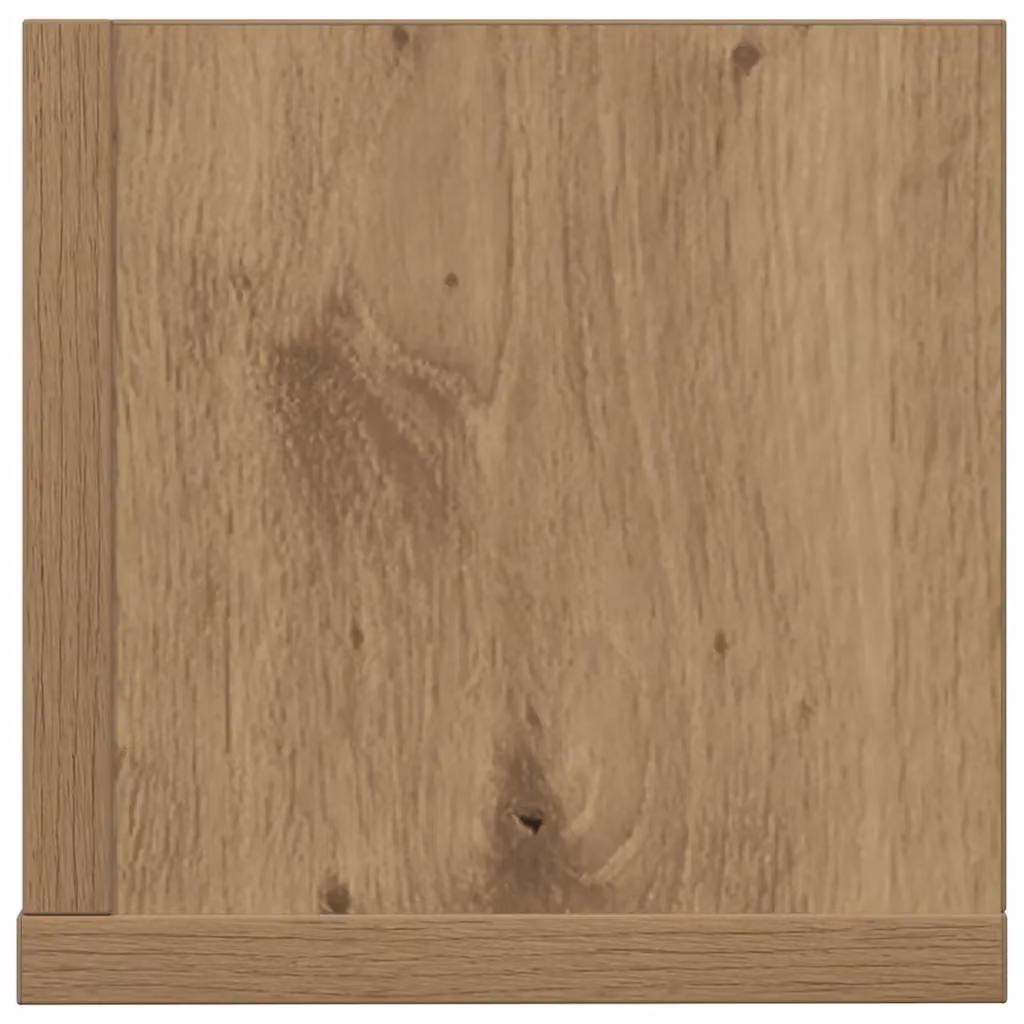 Berkfield Home Artisan Oak Wall Shelves, 2 Piece Brown Engineered Wood, W: 75 cm, D: 16.5 cm, H: 16.5 cm – 4