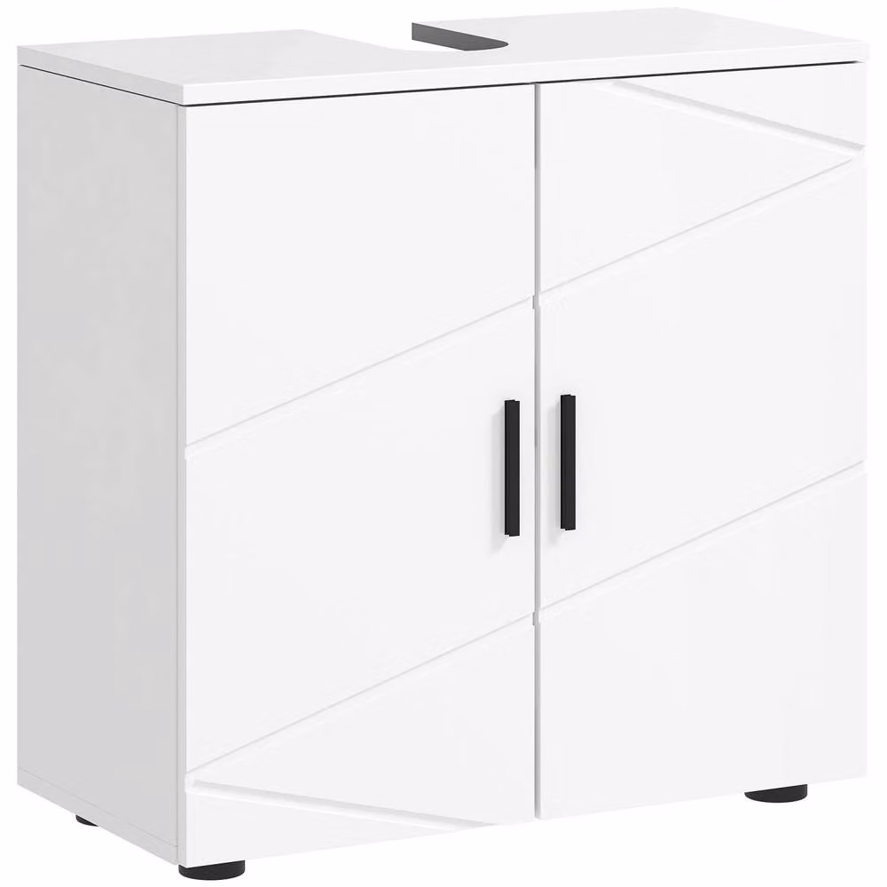 Wyld Haus Badosu Luni Under Sink Bathroom Cabinet, White, W/D/H: 60 x 30 x 60 cm – 2