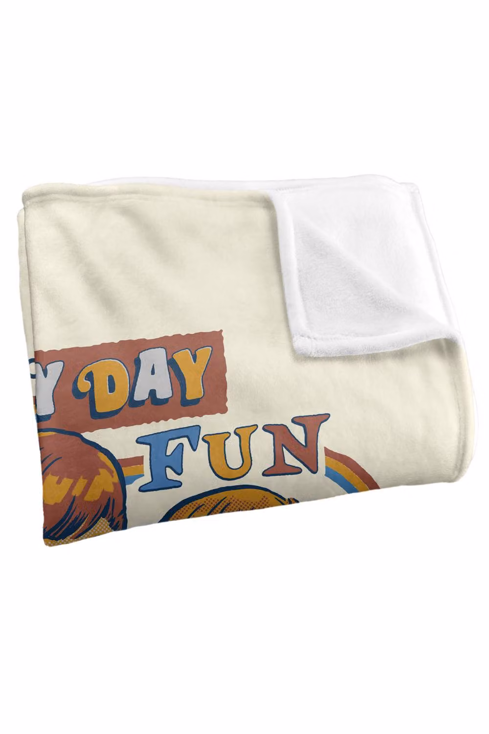 Steven Rhodes Rainy Day Fun Super Soft Fleece Throw Blanket, Multicolour, W/D/H: 152 x 127 cm – 2