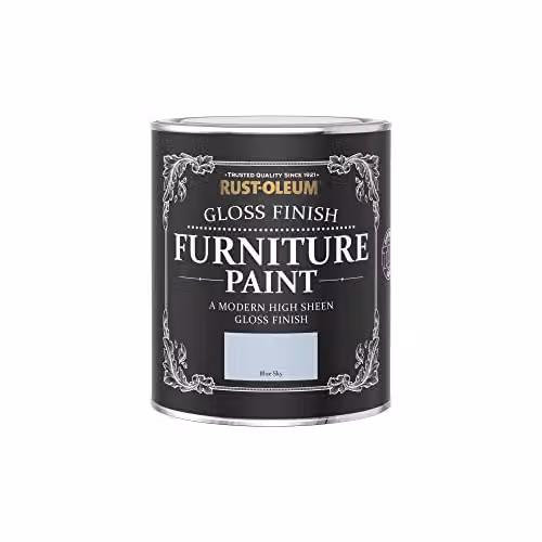 Rust-Oleum Gloss Water-Based Furniture Paint in Blue, 0.75 l – 3
