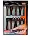 Bahco Slim Ergo Insulated Sl/Pz Screwdriver Set, 5 Piece, Black, Red and Multicolour