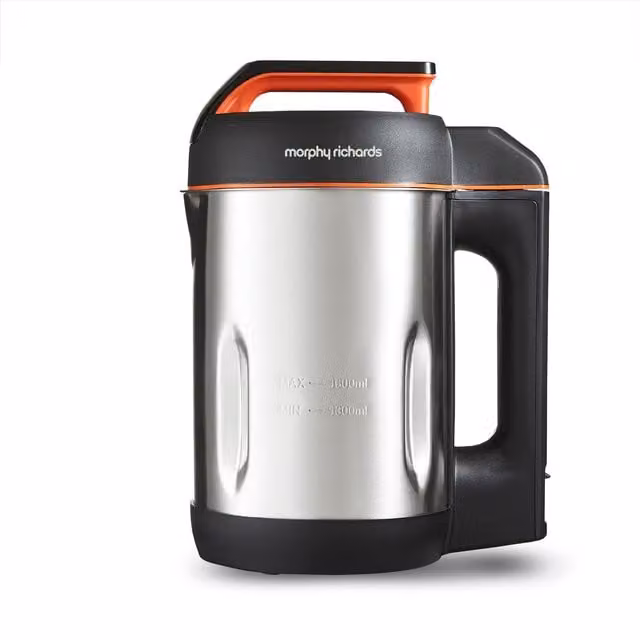 Morphy Richards Large Soup Maker in Metallic Silver with Digital Display and Timer – 1