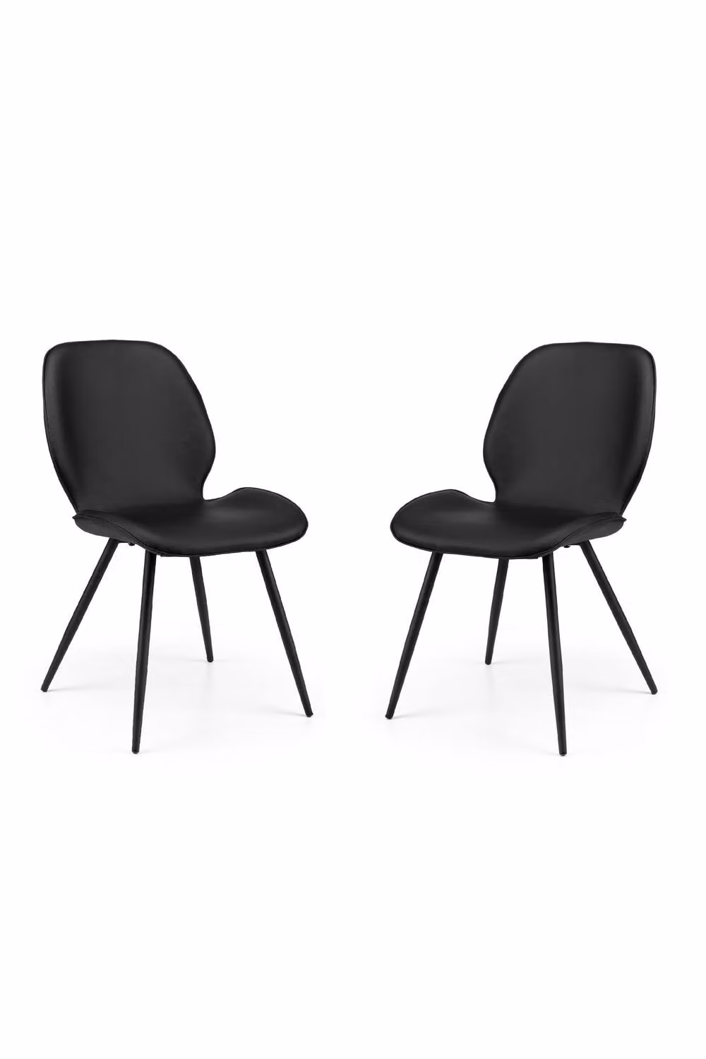 Julian Bowen Otto Upholstered Dining Chairs Set of 2 in Black – 3