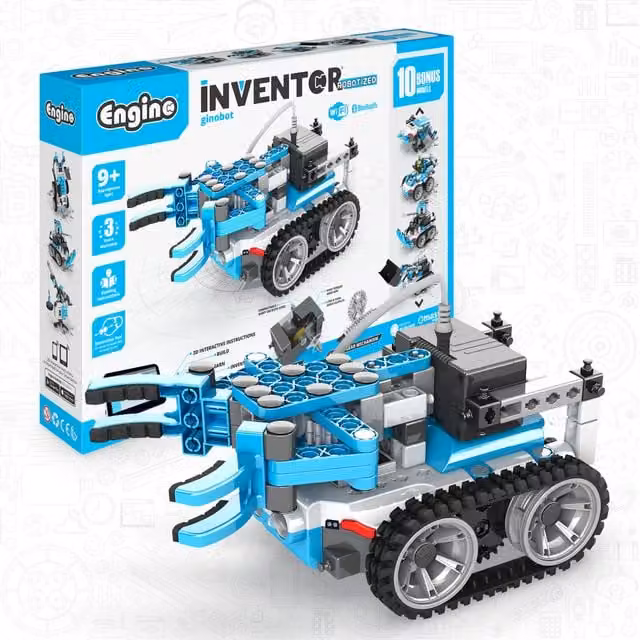 Engino GinoBot Blue Inventor Robotised Coding Kit