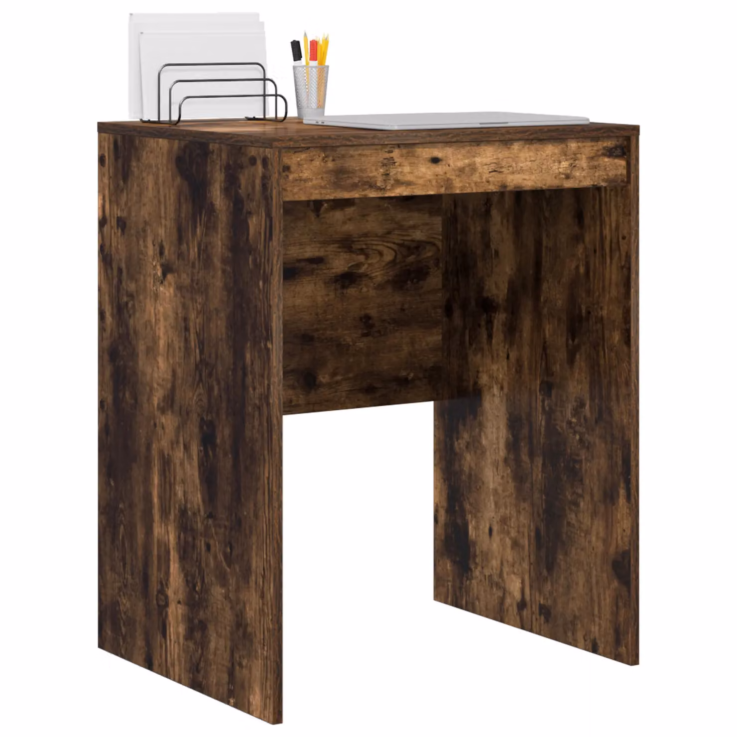 Berkfield Home Modern Writing Desk in Smoked Oak Brown, W/D/H: 60 x 50 x 76 cm – 2