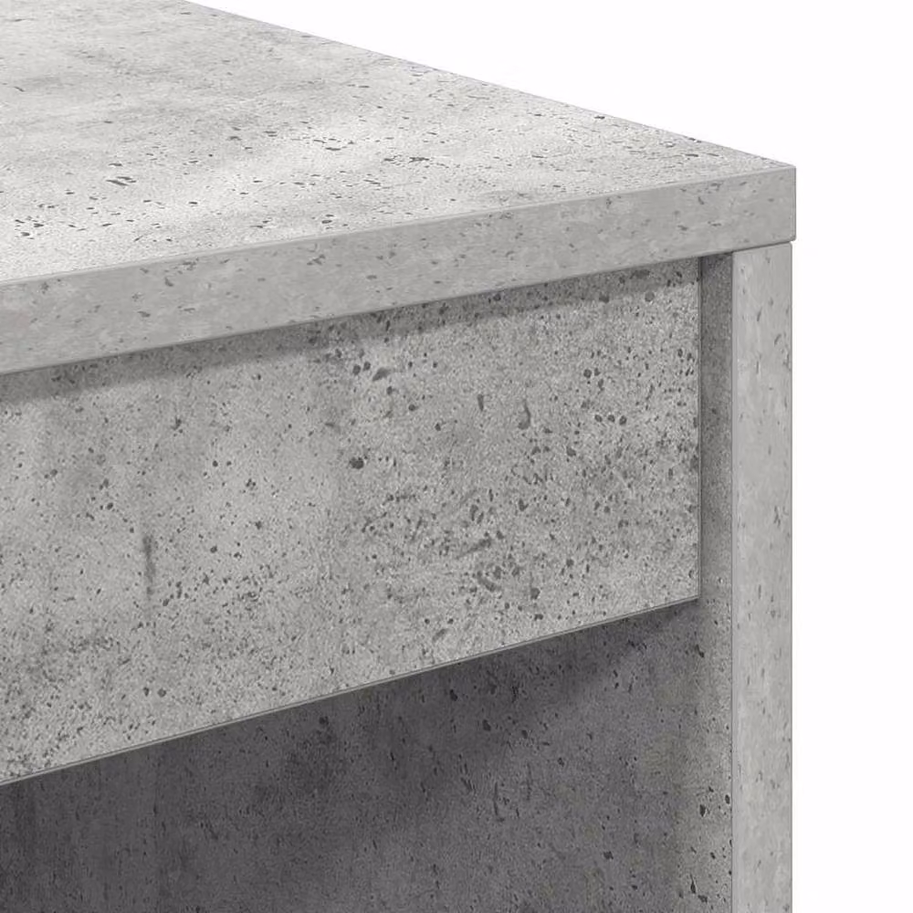 Berkfield Home Elegant Writing Desk in Concrete Grey, W/D/H: 60 x 50 x 76 cm – 4