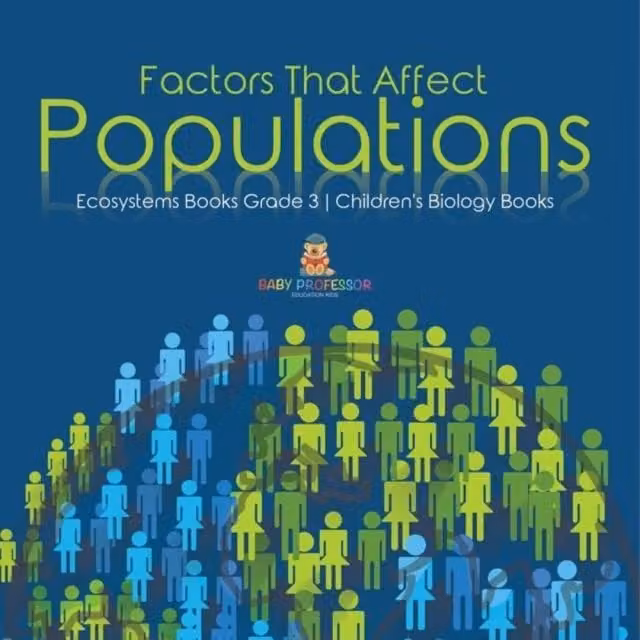 Baby Professor Factors That Affect Populations Ecosystems Book for Grade 3, Multicolour