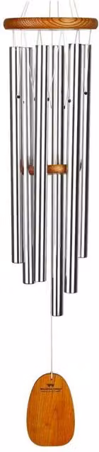 Woodstock Chimes Amazing Grace Large Silver Metal Wind Chime – 1