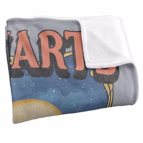 LOGOVISION Harry Potter Hogwarts Poster Super Soft Fleece Throw Blanket, Multicolour, W: 127 cm x D: 152.4 cm x H: 152.4 cm – 2