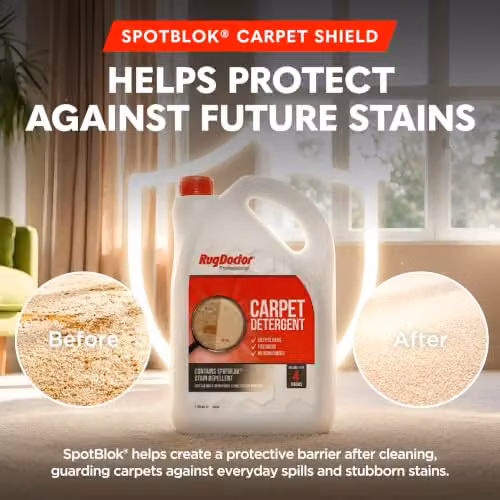 Rug Doctor Carpet Detergent with SpotBlok, 2 l 4-in-1 Cleaning Solution – 4