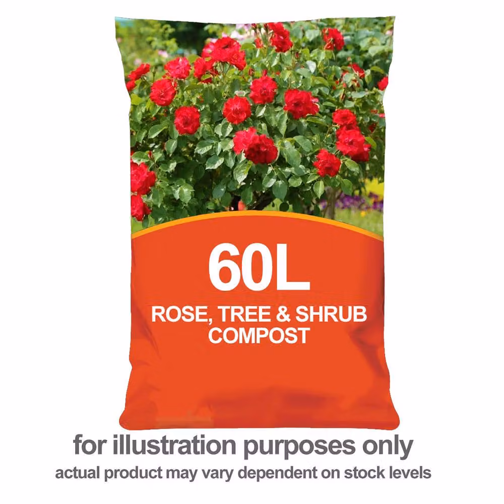 Simpa Specially Formulated Rose, Tree and Shrub Compost, 60L, Dark Brown – 2