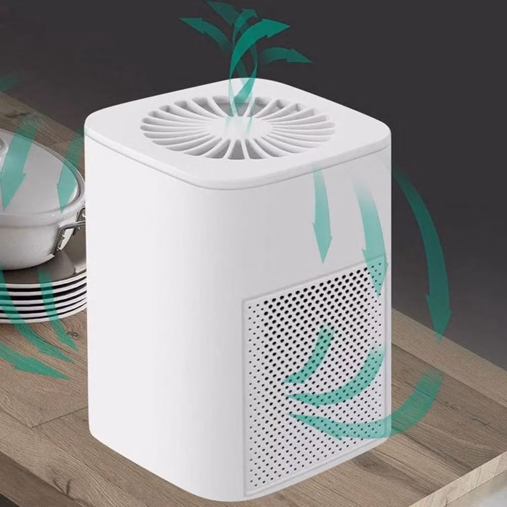 KORVIXA Home Air Purifier for Large Rooms, White, W/D/H: 100 x 100 x 17.53 cm – 2