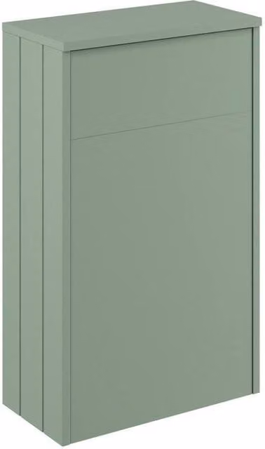 Balterley Freestanding Bathroom WC Unit in Matt Satin Green, W: 81.8 cm, D: 50.2 cm, H: 26.0 cm