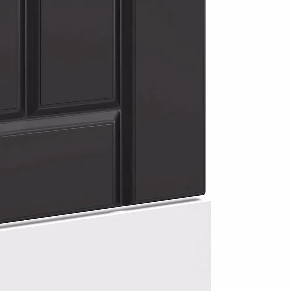 Berkfield Home Lucca Black Dishwasher Panel in Engineered Wood – 4