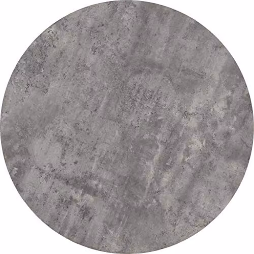 Seconique Athens Round Dining Table in Concrete Effect, Diameter: 100 cm, Height: 76.5 cm – 4