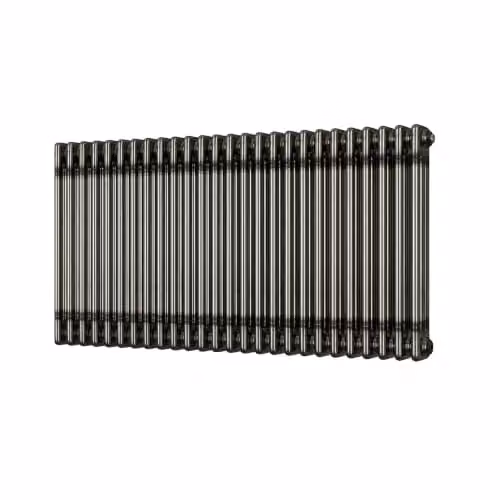 UK Radiators Alpha 3 Column Horizontal Traditional Cast-Iron Style Radiator in Raw Metal with Feet, W: 1177 mm, H: 600 mm – 2