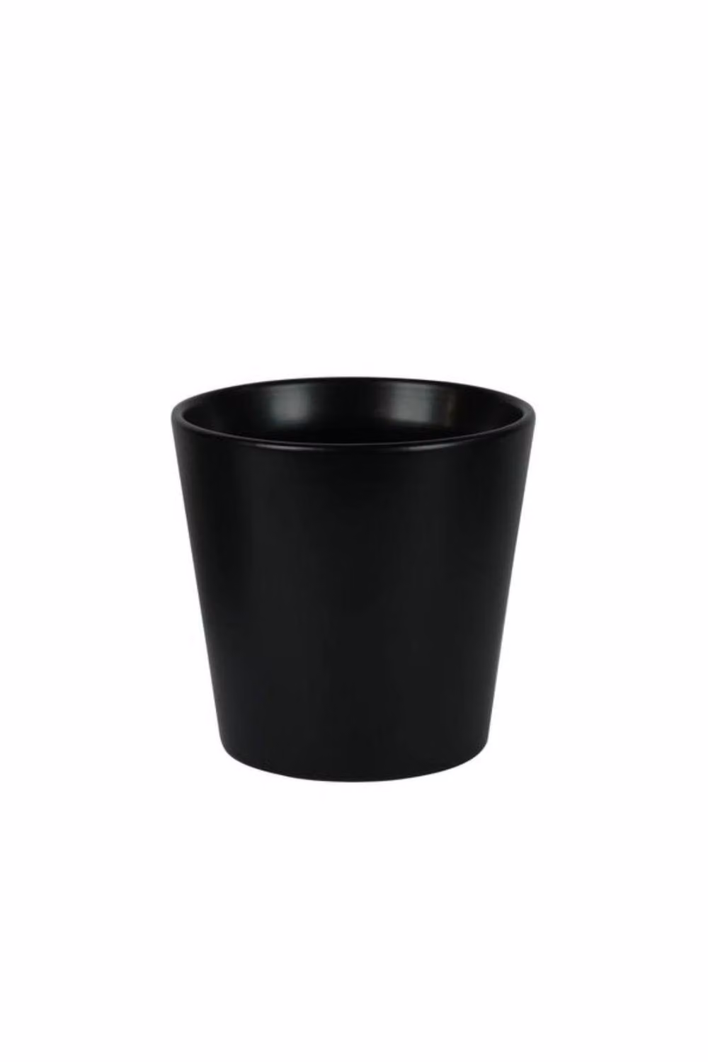 KDMD Hortus Vienna Matt Black Ceramic Pot, 2 Pack – 2