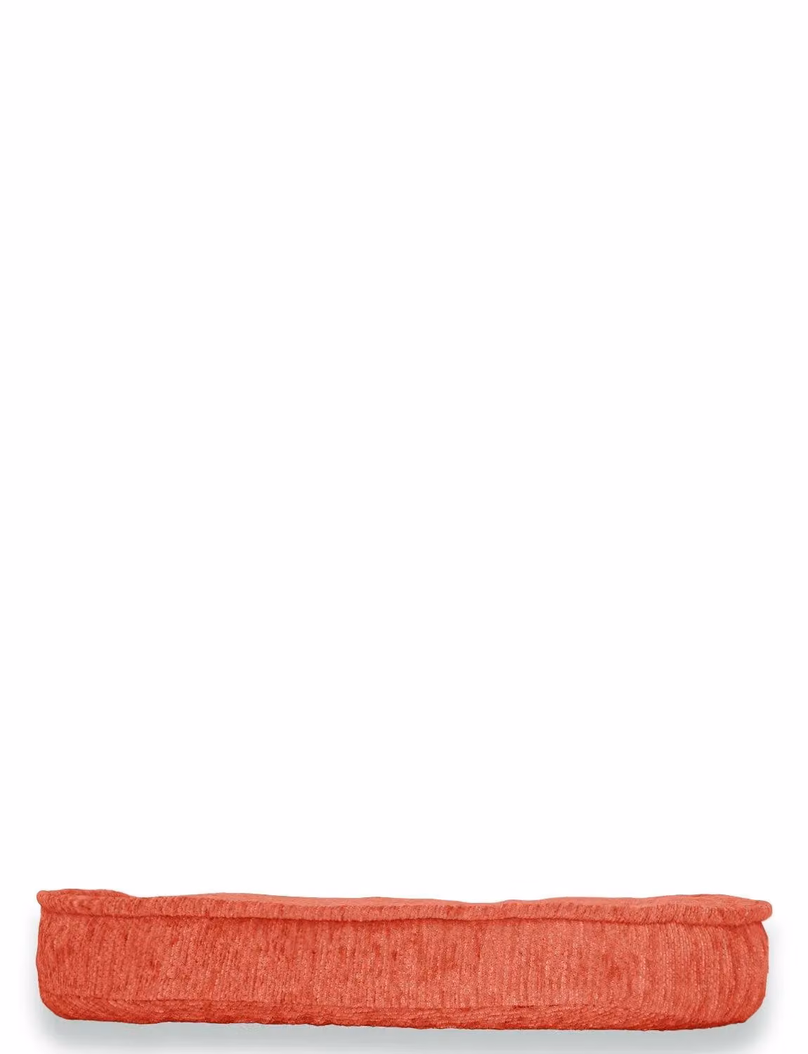 Chums Chenille Square Dining Seat Pads Pack of Two in Terracotta with Washable Removable Covers W/D/H: 38.1 x 38.1 x 4.0 cm – 3